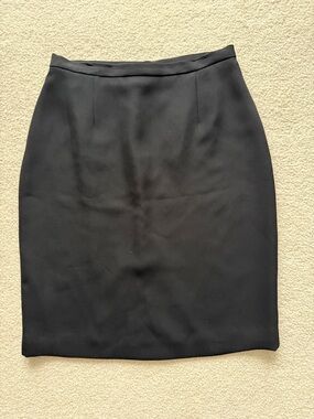 Liz Claiborne Black Tailored Pencil Skirt Size 8